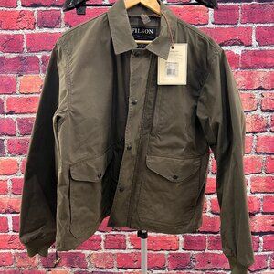 NWT Filson Aberdeen Waxed Jacket, Otter Green, Medium - Made in USA